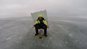 Зимняя рыбалка со льда .Облов лунок  Маныч Часть 2.
От Юрия Философа