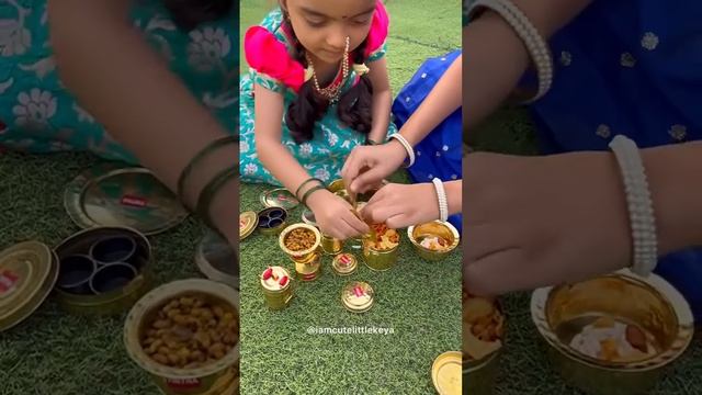 Brass miniature bhatukali kitchen set 😍❤️❤️kids toys #bhandikundi #shorts #vintage #viral