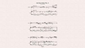 Bach Air from Suite No.3 (for English Horn and Piano)