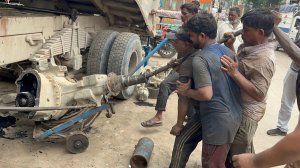 Работы по ремонту протекающего дифференциала в грузовиках | Индийские грузовые механики