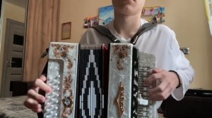 Татарская народная песня «Эх, тала тала» на гармони (небольшая обработка)