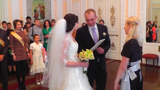 Торжественная регистрация во Дворце бракосочетания