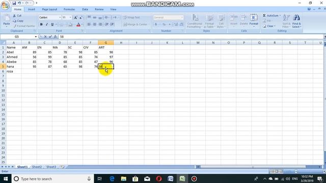 በ  ms Excel እንዴት አድርገን  Rank, Average, Sum, Min, Max መስራት እንችላለን