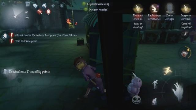 identity v | mechanic gameplay but geisha is not letting me go