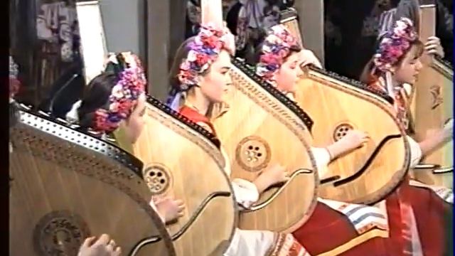 Ой гарна я, гарна Українська народна пісня Ukrainian folk song bandura ensemble ансамбль бандуристі