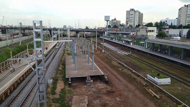 НАЧАЛО РЕКОНСТРУКЦИИ ПЛАТФОРМЫ "РИЖСКАЯ" МЦД-2 К БУДУЩЕЙ МЦД-4 смотреть онлайн