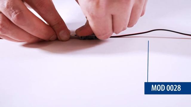MOD 0028 + MOD 0080 LED strip connector смотреть онлайн
