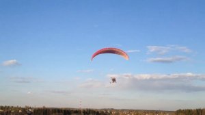 Полет на паралете Пеликан 3 мая 2014 Судниково взлет