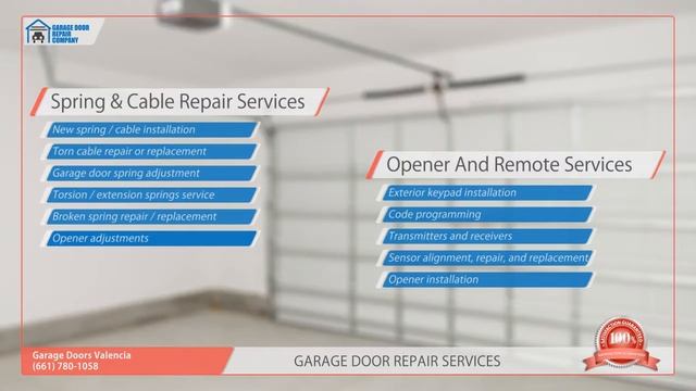 Premium Garage Door & Gate Repair Valencia (661) 249-1687