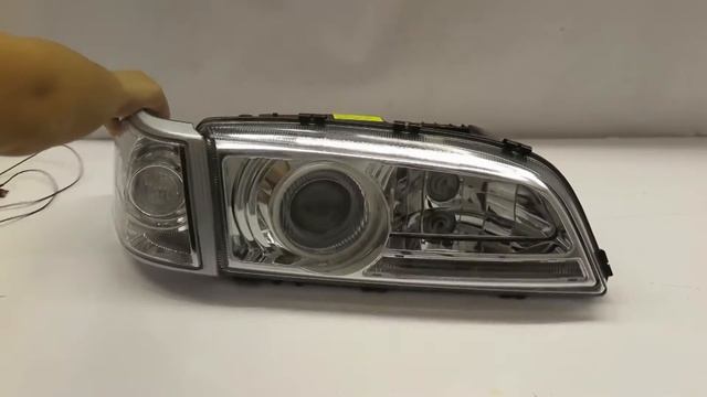 CrazyTheGod S70 1996-2000 GLASS CCFL Projector LED Headlight Headlamp CORNER CHROME for VOLVO RHD смотреть онлайн
