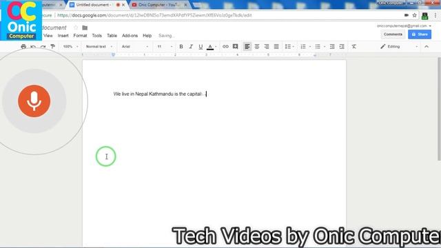[Nepali] Voice Typing in Nepali or English II Google Docs II Google Voice Typing App