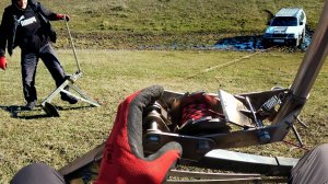 Якорь с ручной лебёдкой