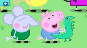 Peppa Pig dinosaur and dragons.  Свинка Пепа динозавр.