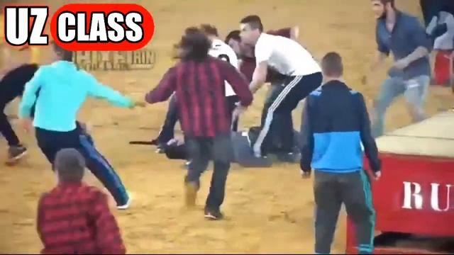 BUQALAR SHOW. ISPANIYA. SARAGOSA ||| SPORTDAGI KULGULI HOLATLAR