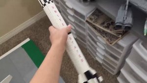 Custom LEGO mercury Redstone rocket