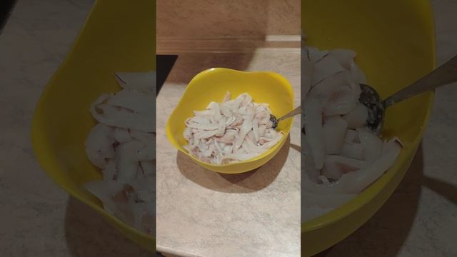 Сушеный (вяленый) кальмар к пиву своими руками.