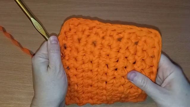 Простая обвязка края крючком