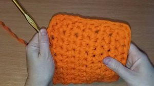 Простая обвязка края крючком
