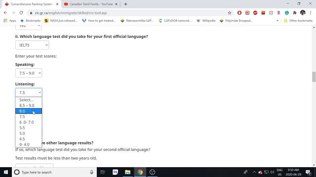 IELTS for Canada PR / FSW draw / IELTS Express Entry I Canada Immigration in Tamil