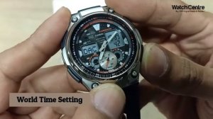 Casio AQ-190W-1AV World Time Men's Digital Watch Review
