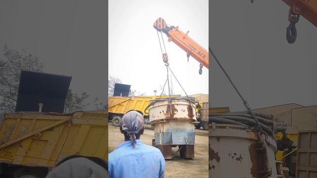 Ace 16 Ton Crane work #trending #tractorvideo #mobilecrane