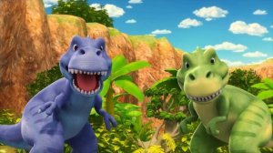 Команда Дино 25 серия Великое извержение вулкана Часть 1 Мультфильм для детей