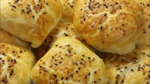 Супер СЛОЁНЫЕ самсы Идеальный рецепт СЛОЁНО-ДРОЖЖЕВОГО теста!!! "Кулинария для начинающих".