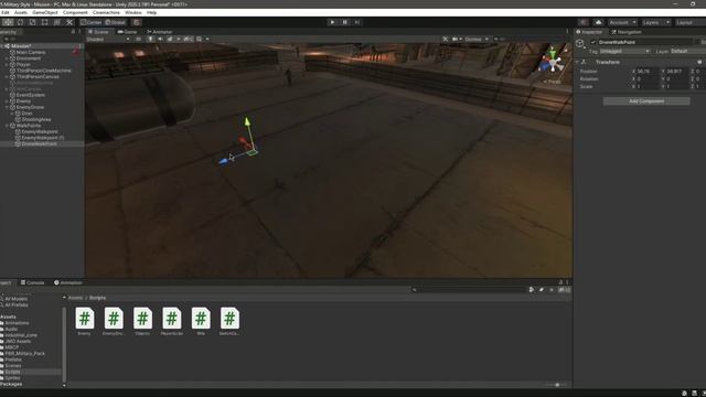 Unity 3D Enemy Drone Script Game Development for Beginners Full Course - Become Unity Game Develope