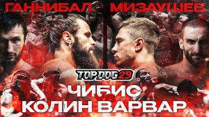 Чибис VS Колин Варвар, Ганнибал VS Мизаушев | TOP DOG 29