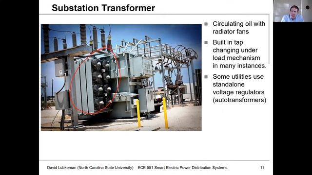 Lecture 5a: Substation and Primary Feeder - Components - Power Distribution Systems Spring 2021