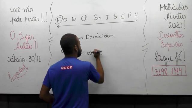 QUÍMICA - SEMANA DE REVISÃO SSA1 - NUCE 2019 смотреть онлайн