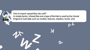 How to import uasset files into ue5?