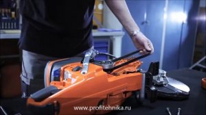 Бензорез Husqvarna - замена приводного ремня