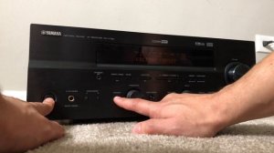 How to Factory Reset Yamaha RX-V750 7.1 Home Theater Surround Receiver