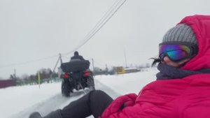 20 соток/ квадрик Stels-верный помощник /катание на тюбах