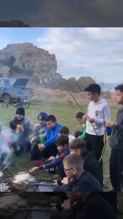 У костра 🔥 💪