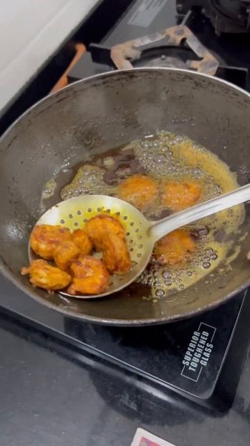 Chilli prawns #food #foodlover #recipe #foodlover #cooking #easyrecipe #foodie #viralvideo #shorts