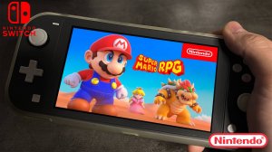 Super Mario RPG Nintendo Switch Lite Gameplay