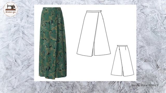 Burda STYLE 1/2022 ТЕХНИЧЕСКИЕ РИСУНКИ