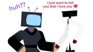Brown Cameraman x tv woman