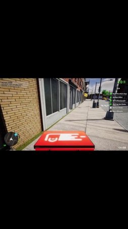 из видео СИМУЛЯТОР КУРЬЕРА #fun #приколы #угар #memes #мем #юмор #дифэйдж #FoodDeliverySimulatorDemo