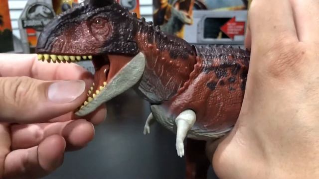 Carnotaurus Mattel Jurassic World Fallen Kingdom Toy Review