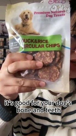 DUCK&RICE CIRCULAR CHIPS #dogfood #pets #eat#dog