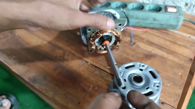 Cara servis kipas angin SANEX ganti bearing full video.