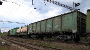 "В двойной тяге". ВЛ80Т-2062 и ВЛ80С-2452 с грузовым поездом