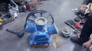 Трех цилиндровый компрессор, диагностика  и чистка клопонов.