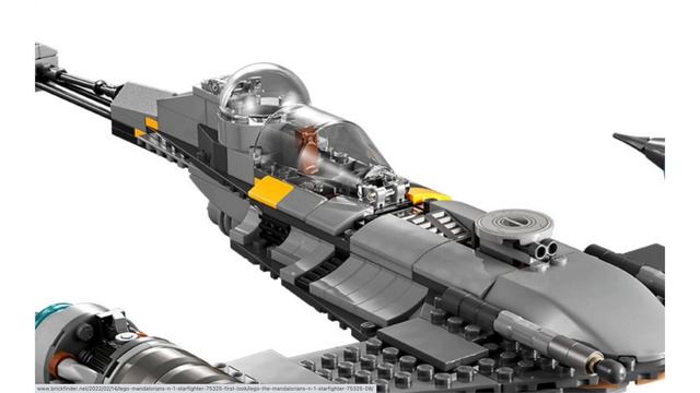 LEGO Star Wars The Mandalorian N-1 Starfighter Revealed! The Book of Boba Fett 75325 смотреть онлайн