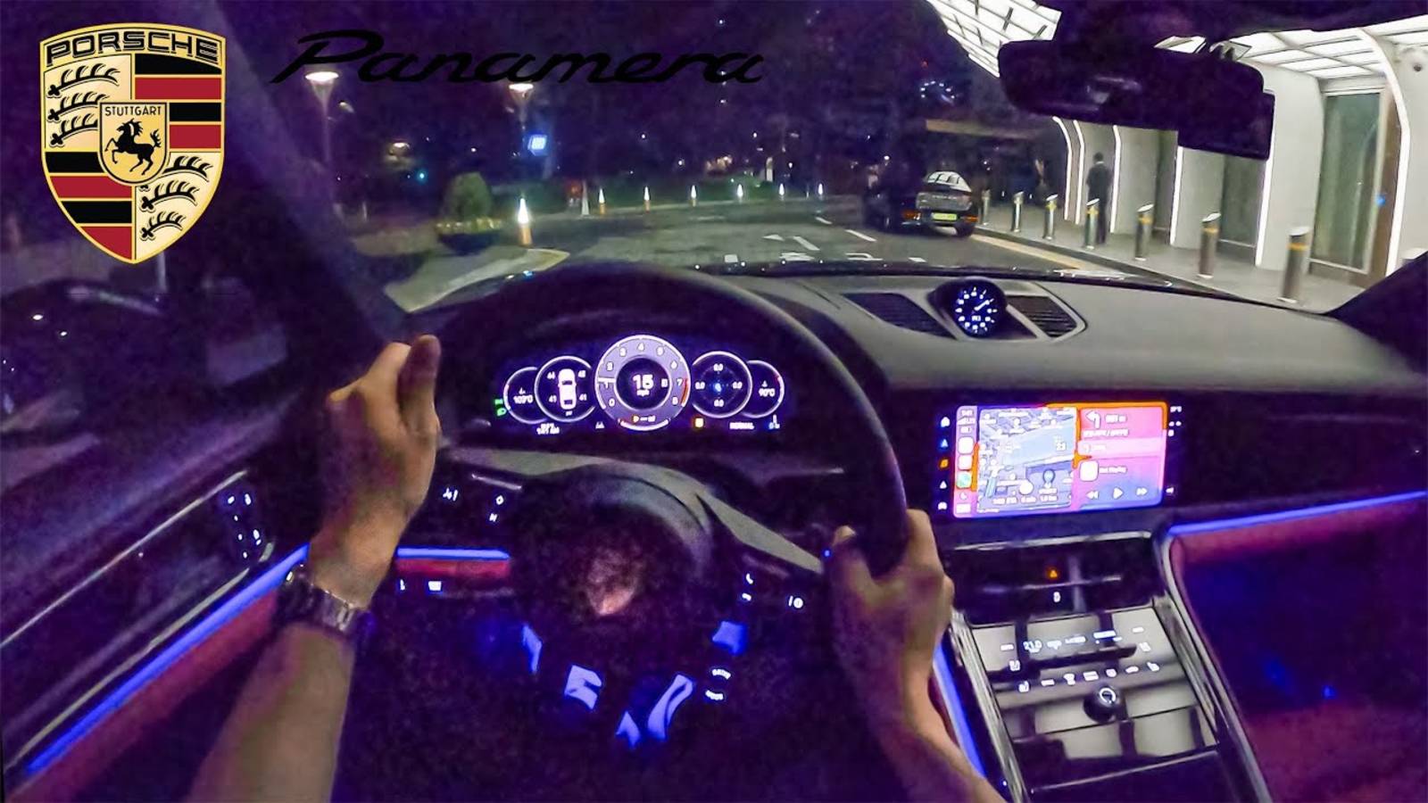 2024 Porsche Panamera ночные покатушки по городу смотреть онлайн