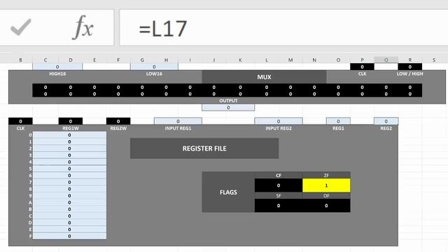 I built my own 16-Bit CPU in Excel смотреть онлайн