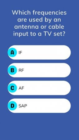 TV Input Frequencies 📺 #technology